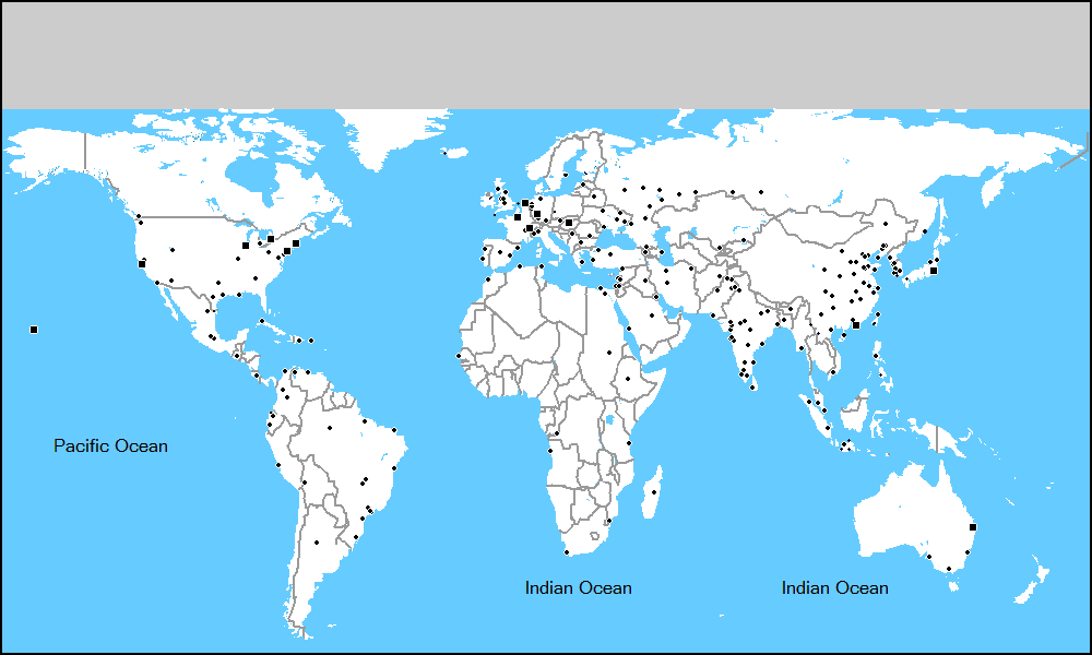 [ worldmap with WWW conferences location ]