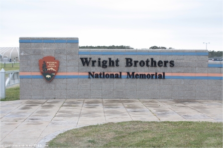 Wright Brothers National Monument in Kitty Hawk, North Carolina